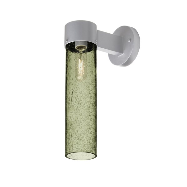 Besa Lighting Juni 16 Outdoor Sconce, Moss Bubble, Silver Finish, 1x60W Incandescent JUNI16MS-WALL-SL - main